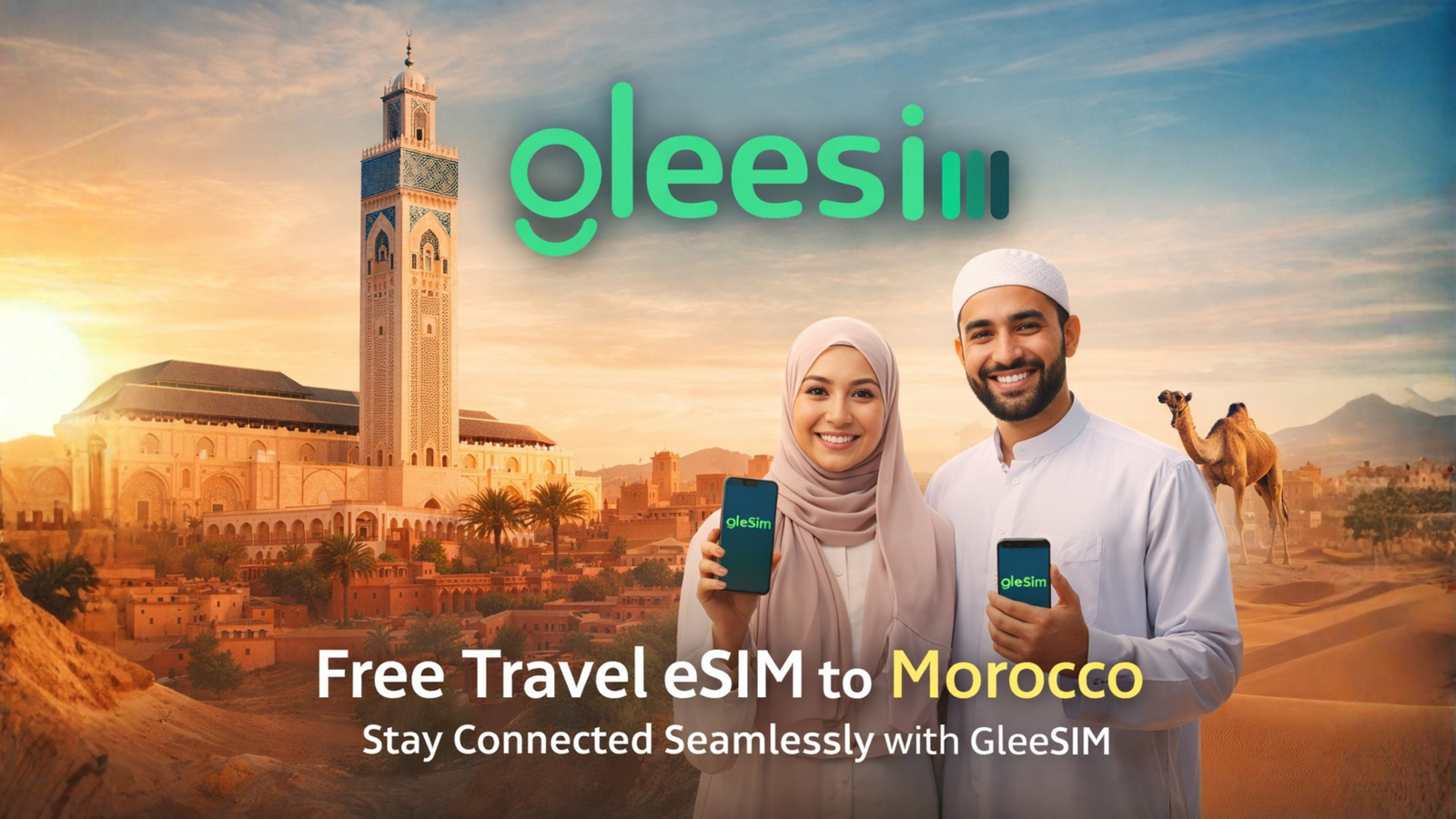Free travel eSIM to Morocco scaled