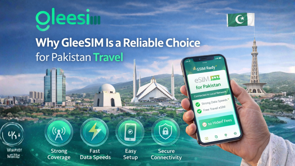 Free Travel eSIM to Pakistan: A Trusted Connectivity Guide for Muslim Travellers & Overseas Pakistanis 2 Why GleeSIM Is a Reliable Choice for Pakistan Travel